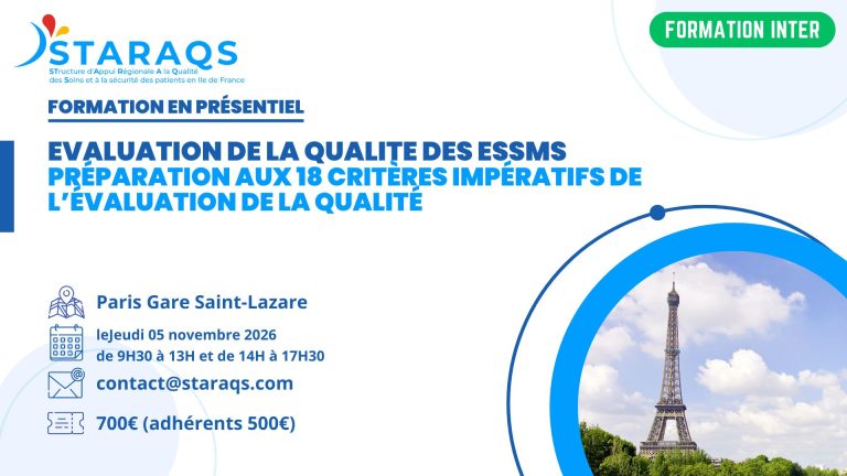 STARAQS 1Evaluation ESSMS 18 Critères impératifs